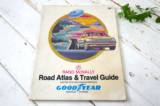 GOOD YEAR 飛行船 Road Atlas & Travel Guide ヴィンテージ アドバタイジング アメリカ合衆国 マップ 地図 グッドイヤータイヤ USA