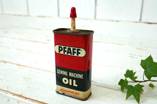 PFAFF SEWING MACHINE OIL ミシン ソーイング 1862's~ ヴィンテージ ティン製 オイル缶 油差し USA