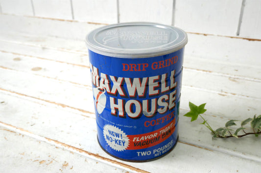 MAXWELL HOUSE COFFEE マックスウェルハウスコーヒー ビンテージ コーヒー缶 ティン缶 USA