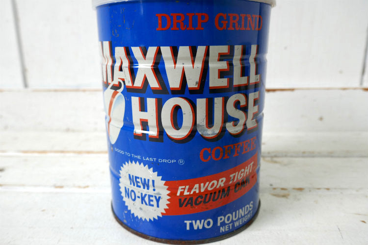 MAXWELL HOUSE COFFEE マックスウェルハウスコーヒー ビンテージ コーヒー缶 ティン缶 USA