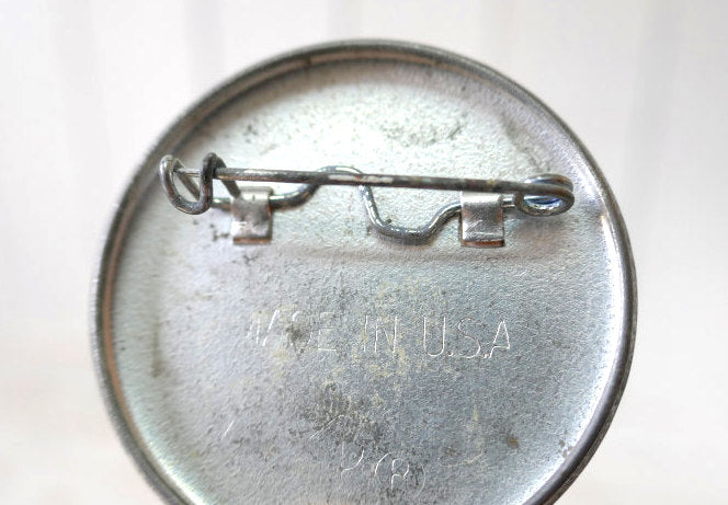 ROSENBERGER'S Drink Milk SMILE ローゼンバーガー ミルク スマイル SINCE 1925 牛柄 ヴィンテージ 缶バッジ アクセサリー