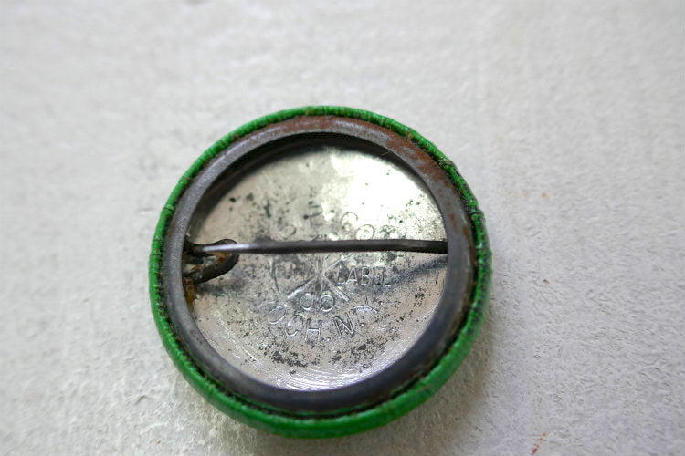 291 CONSTR BLDG MAT'L TEAM 1976's サン・レアンドロ カリフォルニア州 ヴィンテージ 缶バッジ USA カリフォルニア