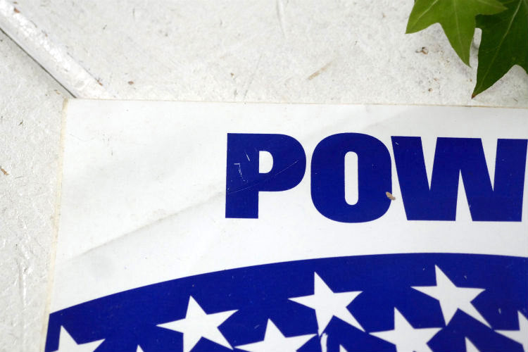 POWER OF PRIDE アメリカ合衆国 星条旗 愛国心 メッセージ ヴィンテージ ステッカー USA