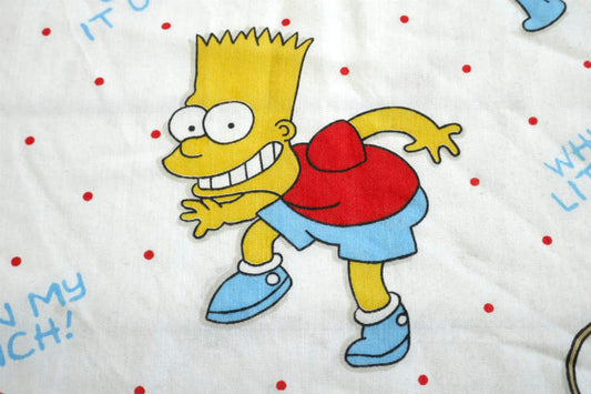 The Simpsons シンプソンズ アメコミ ホーマー バート キャラクター ヴィンテージ ユーズドシーツ (ボックスタイプ) USA