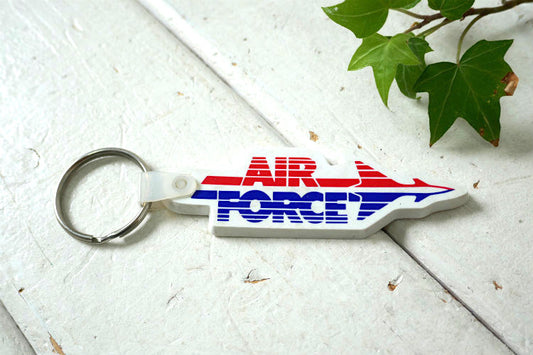 AIR FORCE アメリカ空軍 戦闘機 1970's ミニタリー・ ヴィンテージ デッドストック キーホルダー US