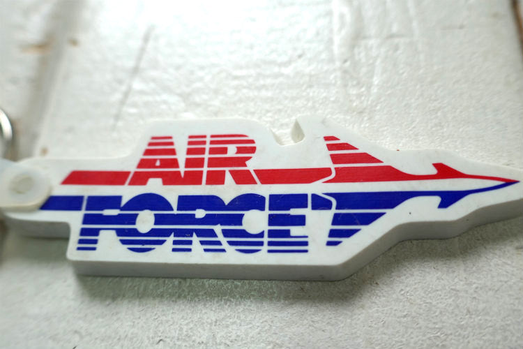 AIR FORCE アメリカ空軍 戦闘機 1970's ミニタリー・ ヴィンテージ デッドストック キーホルダー US