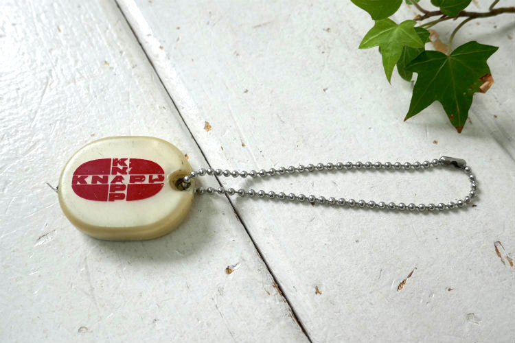 KNAPP San Joaquin Supply Co アドバタイジング カリフォルニア ヴィンテージ デッドストック メジャー付き キーホルダー