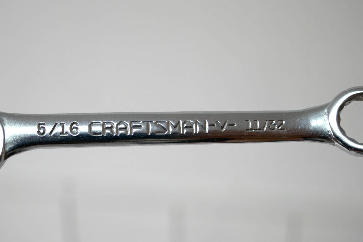 クラフトマン5/16 CRAFTSMAN-V- 11/32 ヴィンテージ・レンチ スパナ コンビネーションレンチ