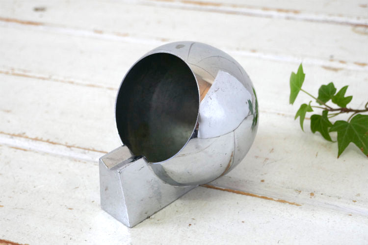 1930's Manning Bowman アール・デコ デザイン クロムメッキ ヴィンテージ アシュトレイ 灰皿 USA