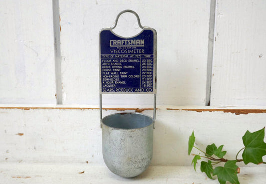 CRAFTSMAN クラフトマン VISCOSIMETER シアーズ SEARS ヴィンテージ 工具 粘度計 ペンキ屋 Made in USA Painters Tool