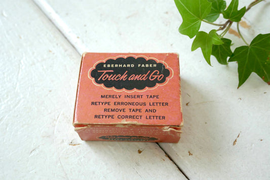 Eberhard Faber Inc Touch and Go タイプライター ヴィンテージ 修正テープ 文房具 ステーショナリー USA