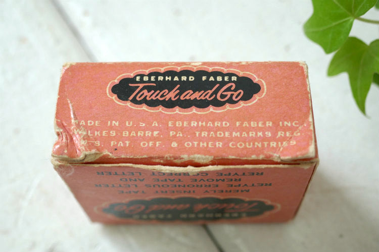 Eberhard Faber Inc Touch and Go タイプライター ヴィンテージ 修正テープ 文房具 ステーショナリー USA
