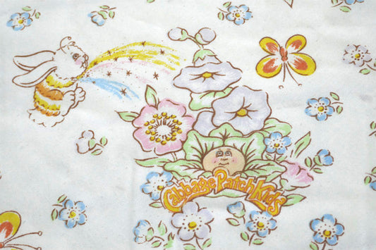 キャベツ畑人形 バニービー メルヘン お花畑 蝶々 キャラクター 80’s ヴィンテージ ユーズドシーツ(ボックスタイプ) USA
