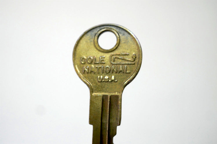 NATIONAL KEY SL15 ヴィンテージ COLE NATIONAL USA 真鍮 古鍵 KEY OLD鍵 キー