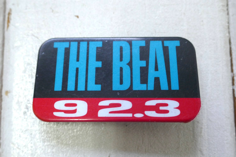 THE BEAT 92.3 ラジオ局 アドバタイジング ヴィンテージ アクセサリー 缶バッジ USA ラップ ヒップホップ