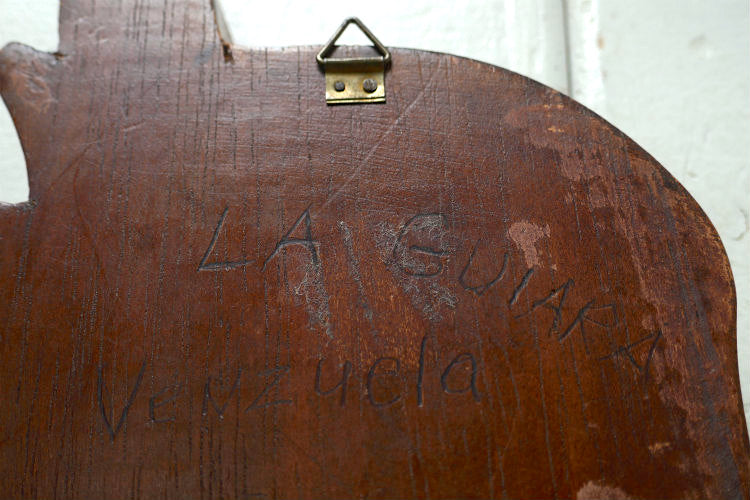 Cacique Terepaima テレパイマ インディアン 酋長 先住民 木製 アンティーク 壁飾り ウォールデコ スーベニア品