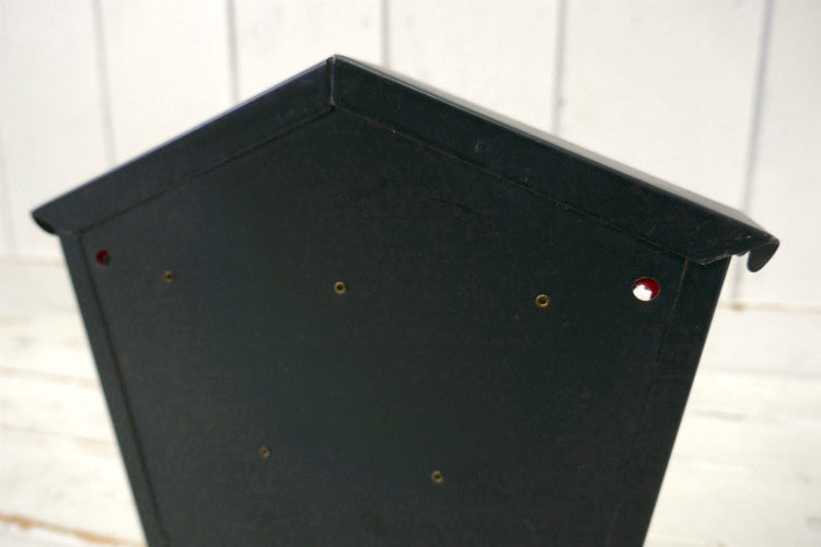 ミッドセンチュリー レトロ 家型 メタル製 壁掛け 60's ヴィンテージ キーフック キーラック 鍵掛けフック キーストレージ USA