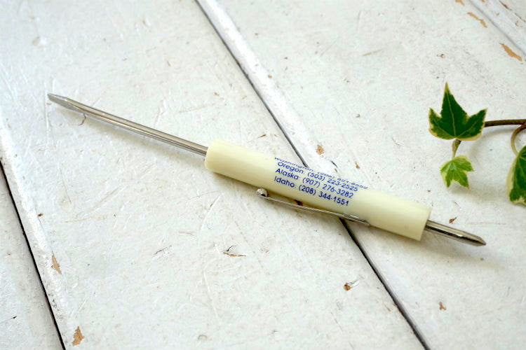 REP-SAC アドバタイジング USA ヴィンテージ ユーティリティー ドライバー ペン型 工具 ポケットドライバー