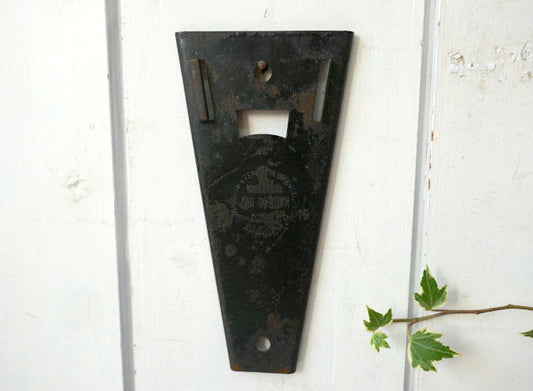 Universal Jar Opener ブラック アイアン製 壁掛け式 1900~1920y アンティーク ジャーオープナー OLD ビン蓋開け USA