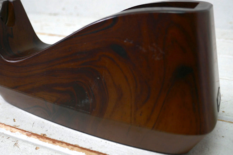 アメリカ LION NO.800ウッドカラー 木目調 ヴィンテージ テープカッター テープディスペンサー 文房具 USA