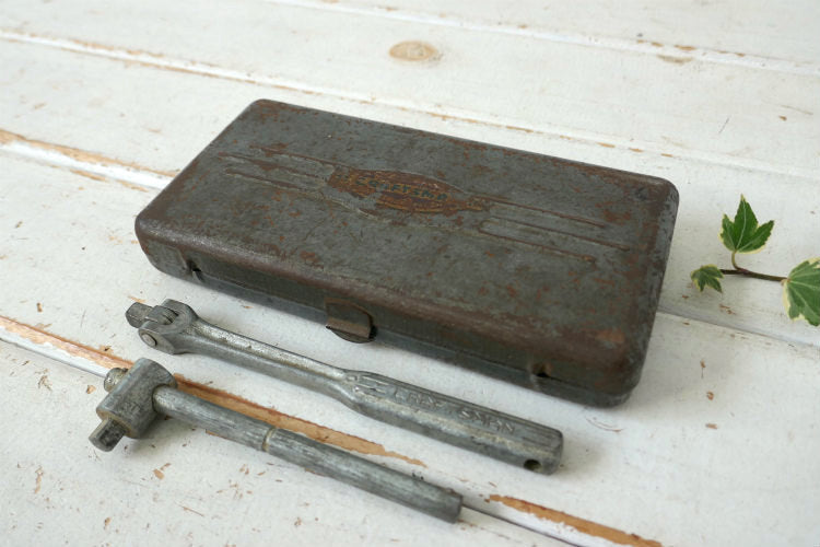 CRAFTSMAN クラフトマン ヴィンテージ 工具箱 ツール ソケットレンチ ラチェットハンドル ソケット ガレージ雑貨 DIY USA