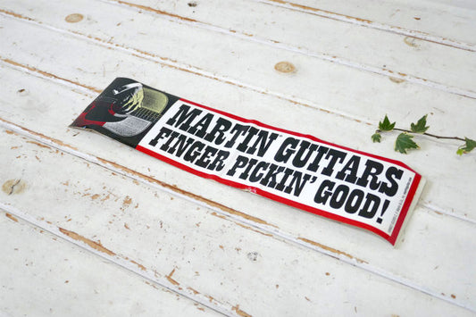 MARTIN GUITARS マーティン ギター アドバタイジング ヴィンテージ バンパー ステッカー USA シール