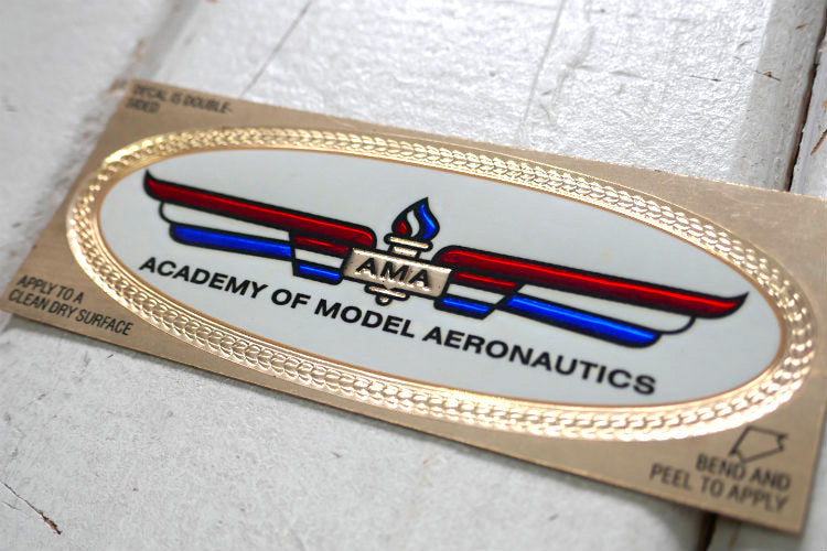 ACADEMY OF MODEL AERONAUTICS 世界最大 模型航空アカデミー ステッカー デカール USA