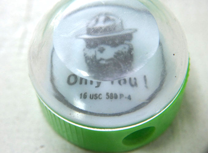 SMOKEY BEAR スモーキーベア Only You! ドーム型 ヴィンテージ 鉛筆削り ペンシルシャープナー USA