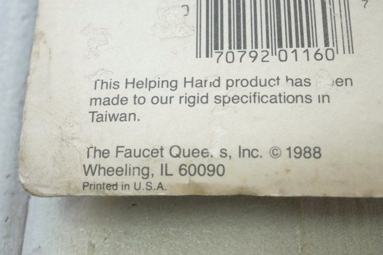 The Faucet Queen Inc Helping Hand ダルマ型 デッドストック ヴィンテージ シャワーカーテン フック 12個入り