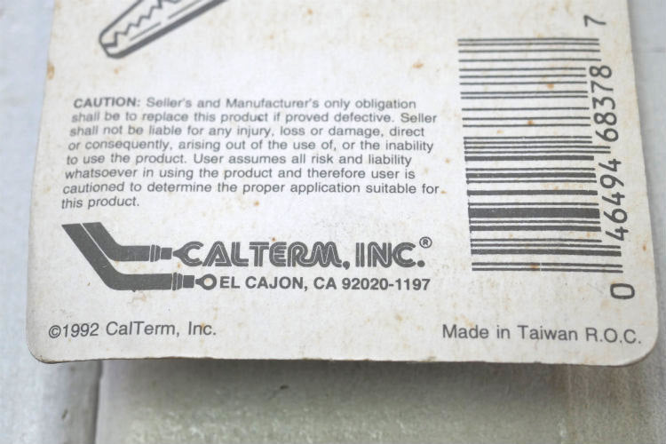 Calterm Inc Test Clips デッドストック 未使用 ワニ口クリップ 電気配線 クリップ USA2個入り