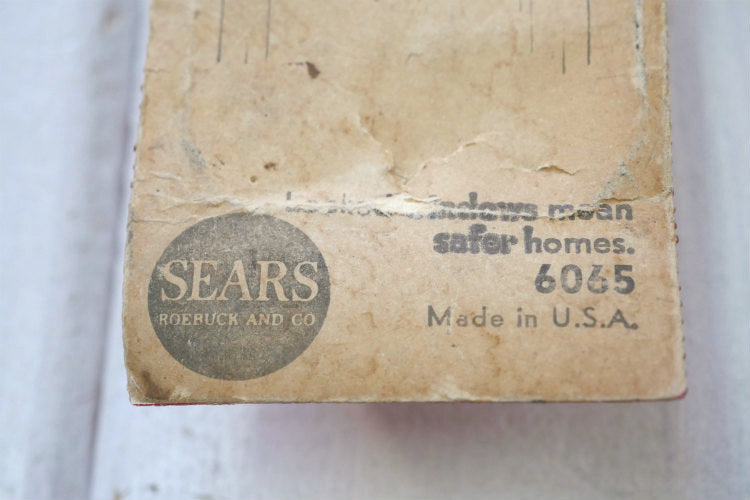 Sears Roebuck&Co シアーズ SASH LOCK 窓用 デッドストック未使用 ヴィンテージ サッシロック クレセント錠 三日月錠 建具金物 USA