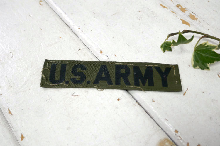 U.S.ARMY アメリカ陸軍 アーミー グリーン ミリタリー ヴィンテージ 実物 パッチ ワッペン ファッション 小物