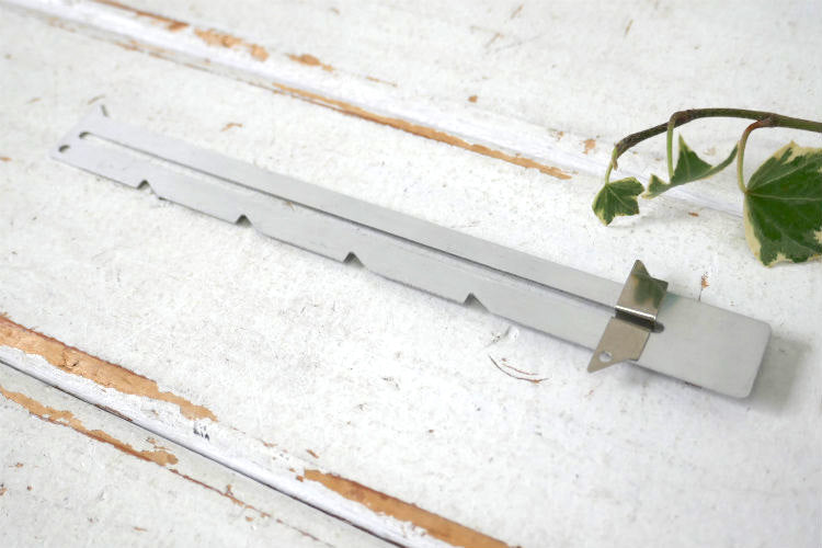SEWING&KNITTING GAUGE ソーイング&ニットゲージ スライド式マーカー付き 裁縫 服飾 デザイン ヴィンテージ ルーラー 定規 物さし