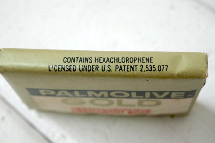 PALMOLIVE GOLD デオドラント デッドストック ヴィンテージ 石鹸 ソープ USA モーテル