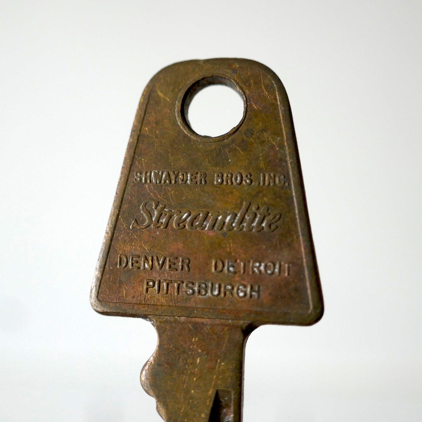 1950y サムソナイト Samsonite 96 トランク&スーツケースブランド ヴィンテージ 真鍮 KEY 鍵 OLD キー USA デンバー デトロイト
