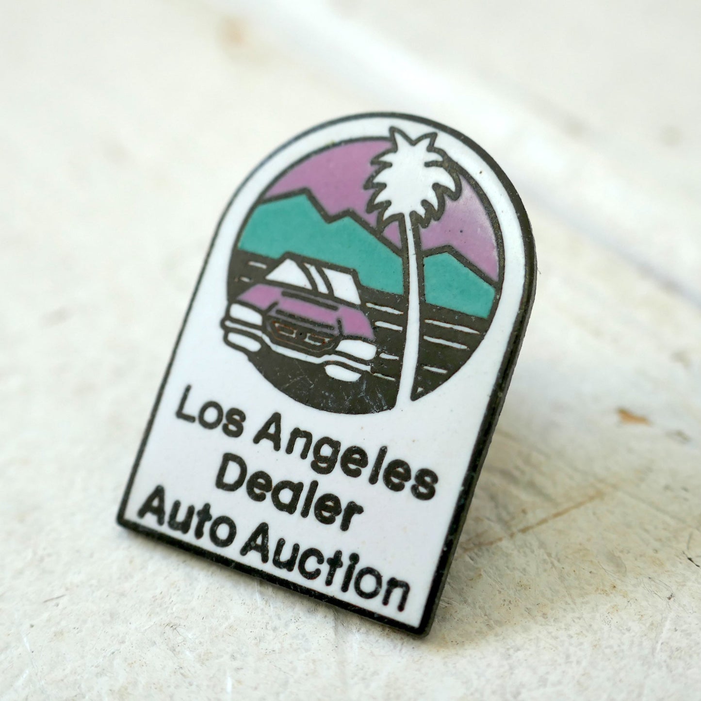 1951y LOS ANGELES DEALER AUTO AUCTION ロサンゼルス オートオークション 自動車 ヴィンテージ ピンバッジ ピンズ アメ車