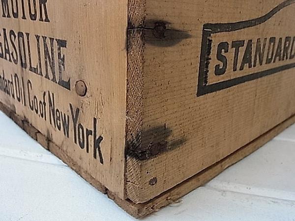 【SOCONY】モービル・50’s・ヴィンテージ・ウッドボックス/木箱 USA