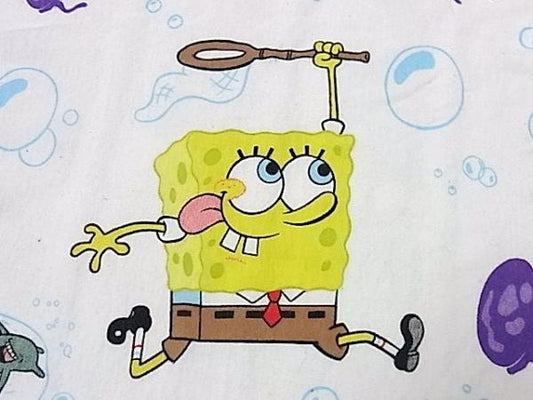 【スポンジボブ】キャラクター生地・ユーズドシーツ(ボックスタイプ)