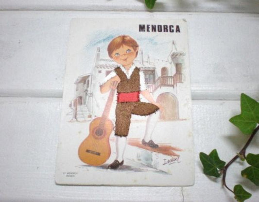 スペイン 刺繍のアンティーク・絵葉書/ポストカード