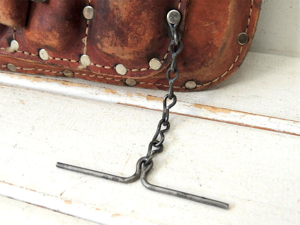 マグワイア ニコラス カウハイド 本革製・5ポケット・ツールポーチ DIY 工具 エプロン 腰袋