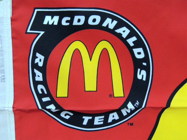 レーサー ジミースペンサー マクドナルド レーシングチーム フラッグ USA 旗 サイン モーター系