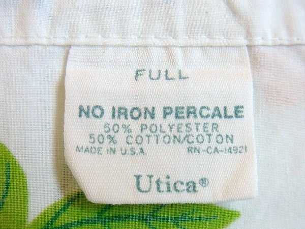 イチゴ柄・ヴィンテージ・ユーズドシーツ(1/2) USA