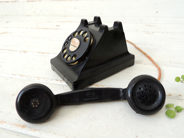 【Ideal PHONE・1940's】おもちゃ・アンティーク・黒電話・TOY・電話機・USA