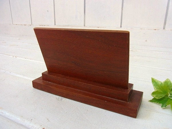 木製・アンティーク・名刺&カードスタンド/カードホルダー USA