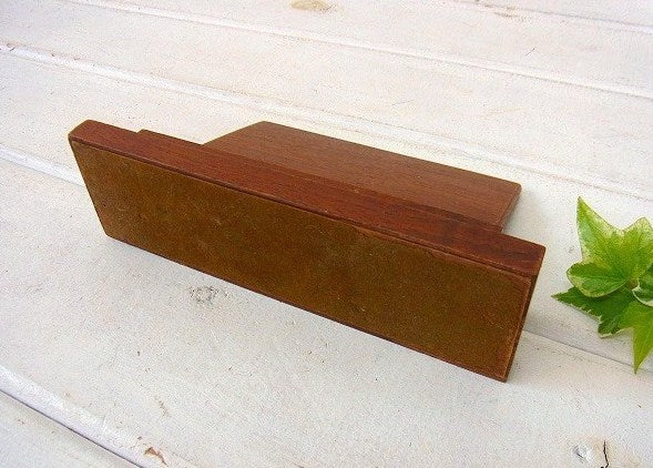 木製・アンティーク・名刺&カードスタンド/カードホルダー USA