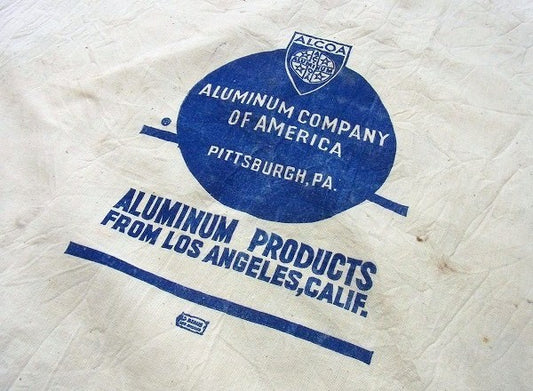 【ALCOA】アルミニウム会社・大きなヴィンテージ・布袋/サック USA