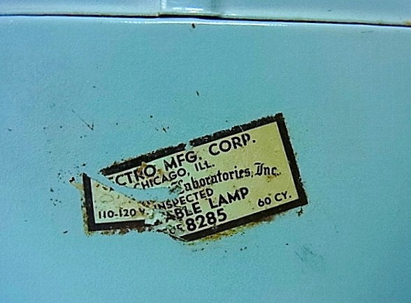 水色 50’s アンティーク ウォールランプ 照明 ライト USA