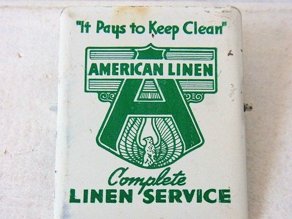 【AMERICAN LINEN】スチール製・ノベルティ・ヴィンテージ・クリップ/ペーパークリップ