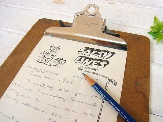 【National】ロングタイプ・ヴィンテージ・クリップボード/バインダー USA