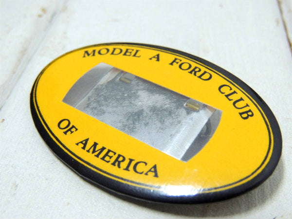 フォード モデルA FORD ヴィンテージ 缶バッジ ネームタグ アメ車 クラシックカー